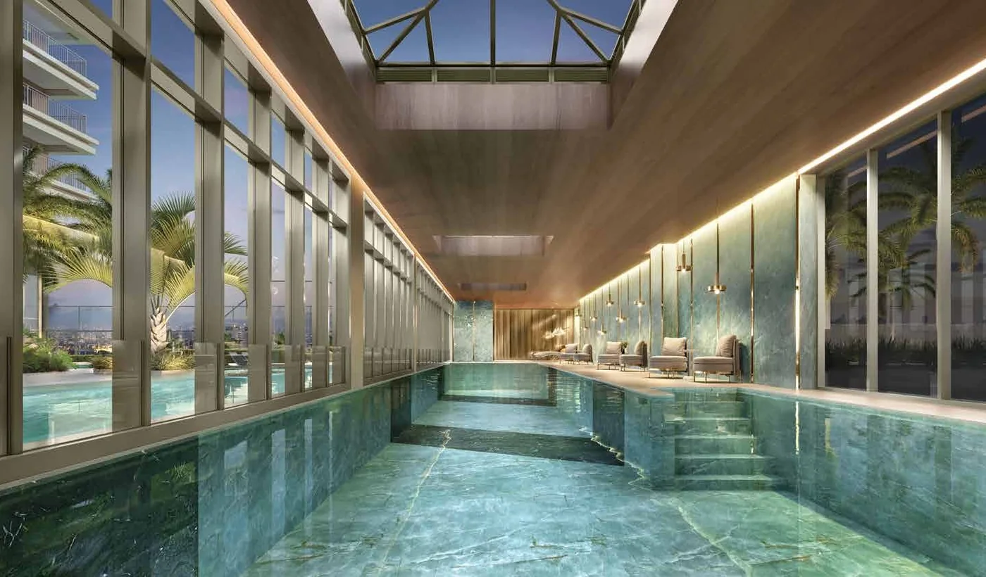 Piscina coberta com raia de 25 m — Petra by Boca do Lobo